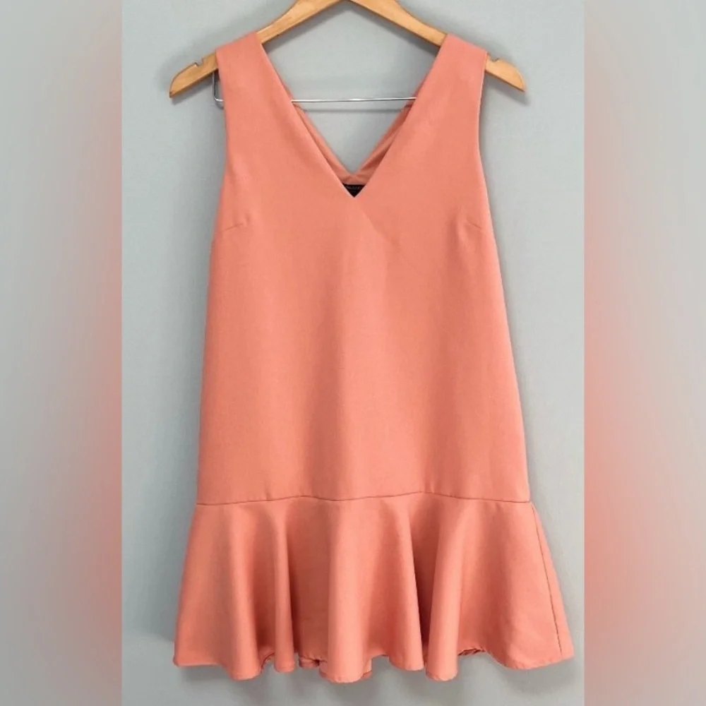 Banana Republic Coral Pink Mini Dress - Picture 1 of 5